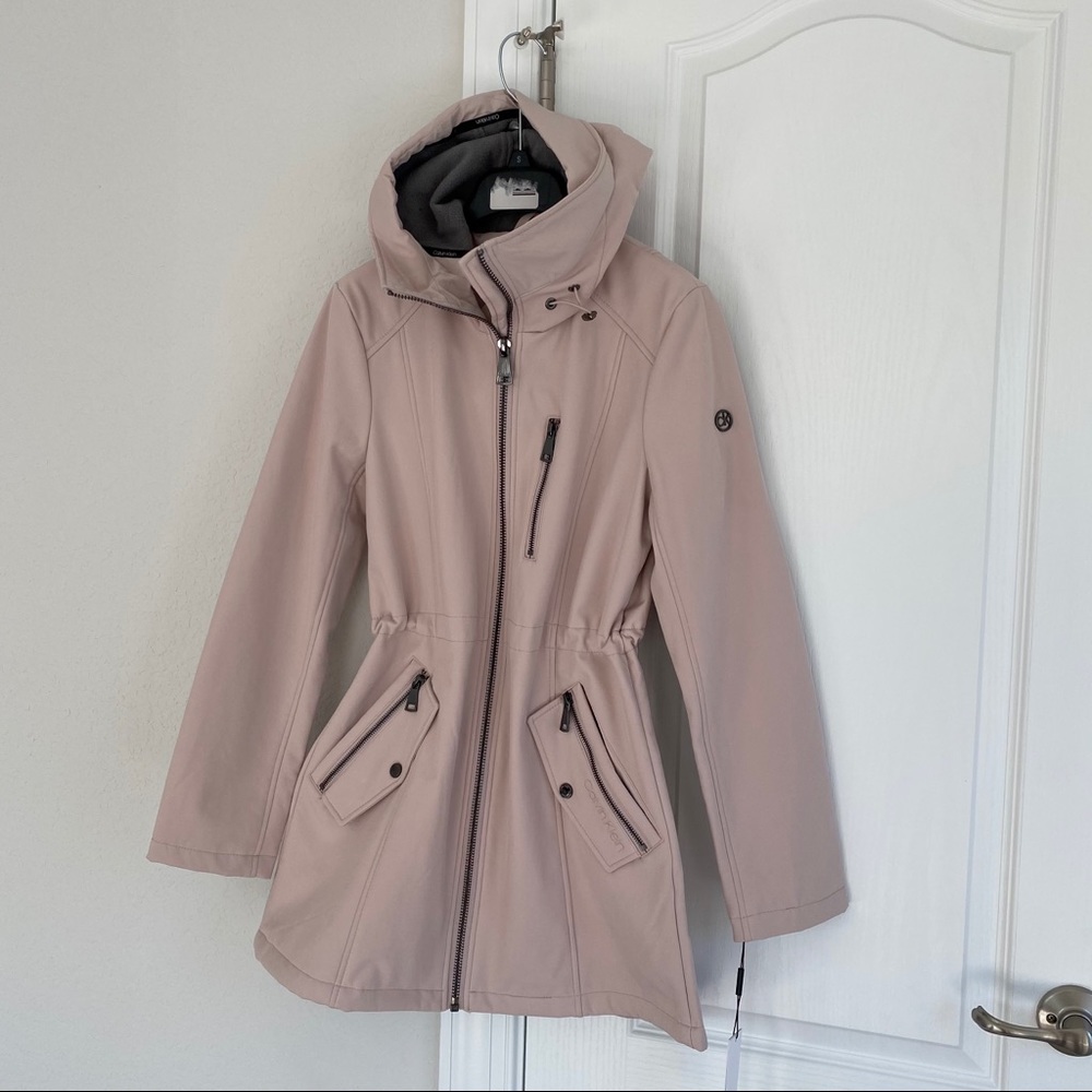 Calvin Klein Light Pink Utility Jacket - Picture 5 of 14